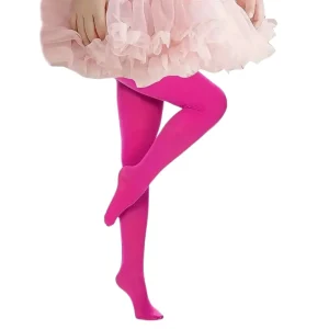 Collants Enfant Rose Fuchsia – Élégance et Confort