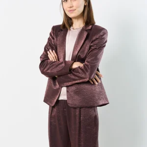 blazer 1 bouton brillant