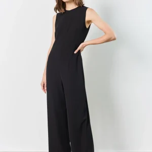 Combinaison pantalon sans manches zippée au dos