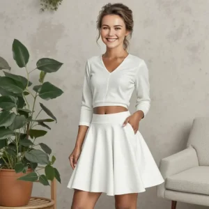 Jupe Blanche – Élégance et Polyvalence au Quotidien