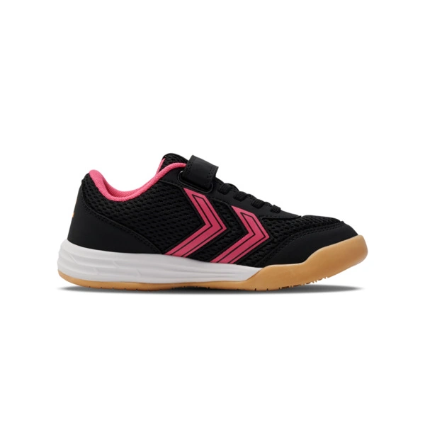 Chaussures Enfant Hummel Multiplay Flex VC Noir/Rose – Image 2