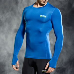 T-shirt de compression manches longues Select Bleu