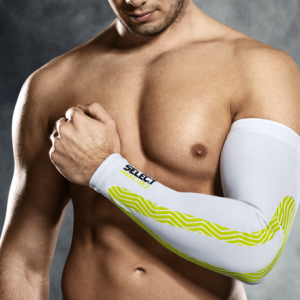 Manchons de compression bras Select Blanc
