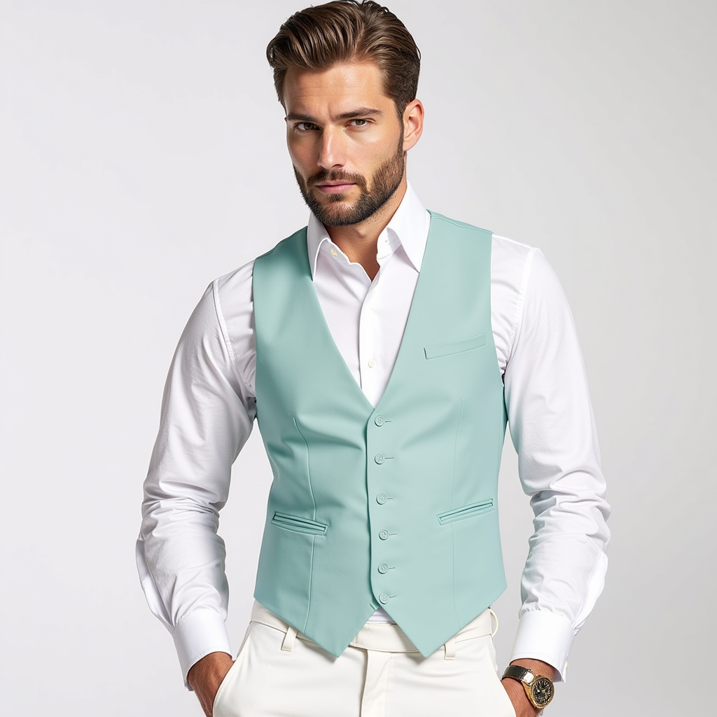 Gilet Émeraude Élégance – Image 2