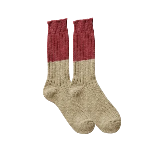 Wool Cotton Slab Socks