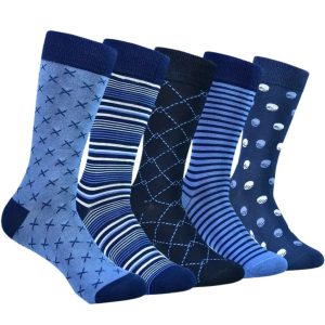 Style Bleu Élégant  Lot de 5