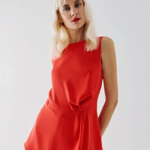 Top habillé "Flame" Rouge