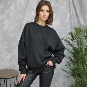 Pull Oversize Noir – Confort et Élégance Intemporelle
