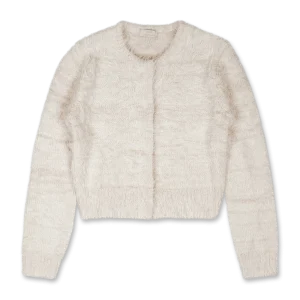 Shaggy Cropped Cardigan