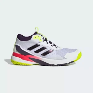 Chaussures Adidas Crazyflight 6 Mid Blanc