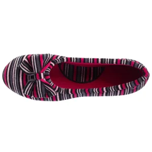 Chaussons ballerines en velours bio