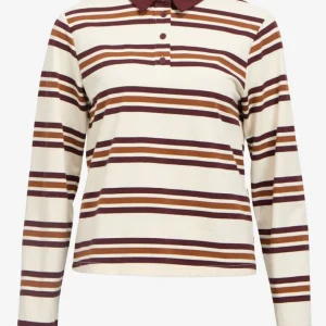 Polo rayure Bordeaux Nana