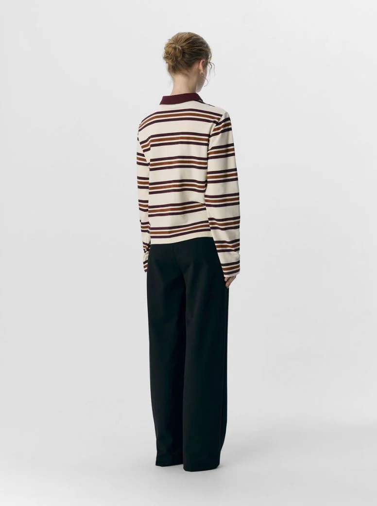 Polo rayure Bordeaux Nana – Image 3