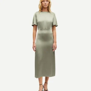 Robe longue kaki Salucindy