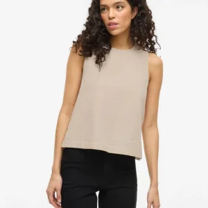 Top beige lin Jolanda