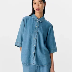 Chemise jean manches courtes Frame