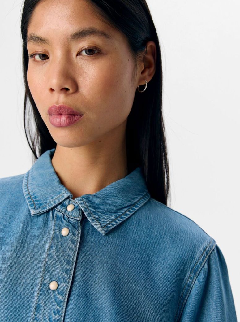 Chemise jean manches courtes Frame – Image 3