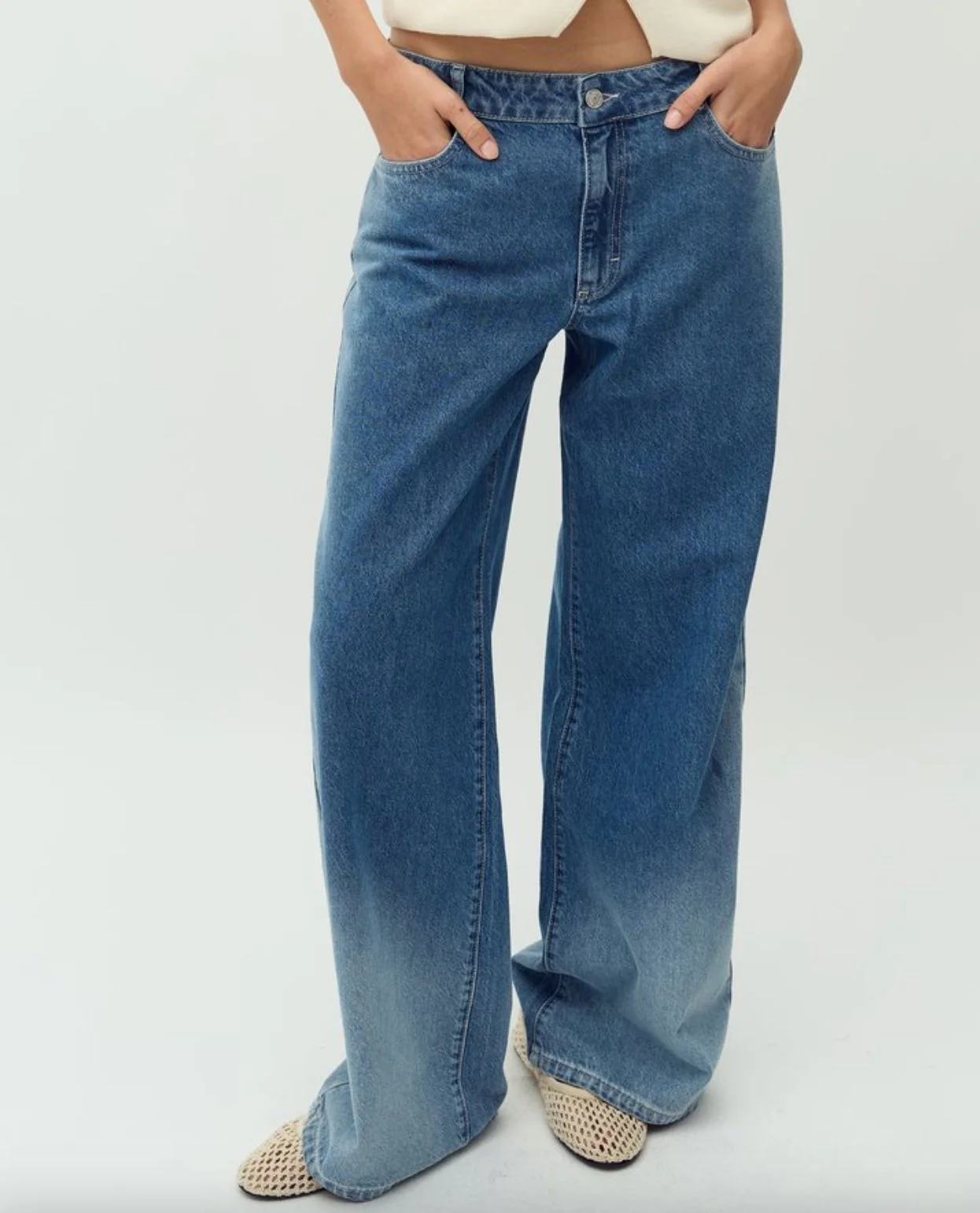 Jean bleu dégradé Pyras