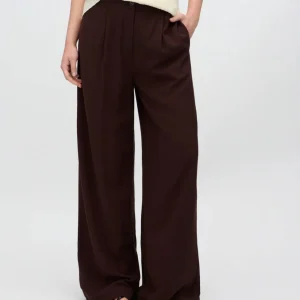 Pantalon bordeaux fluide Smilla