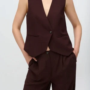 Gilet bordeaux Melina