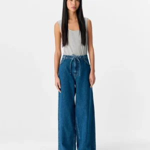 Jean bleu avec noeud Mallie