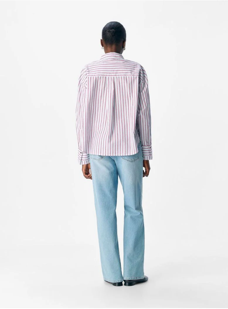 Chemise rayé rouge Zula – Image 4