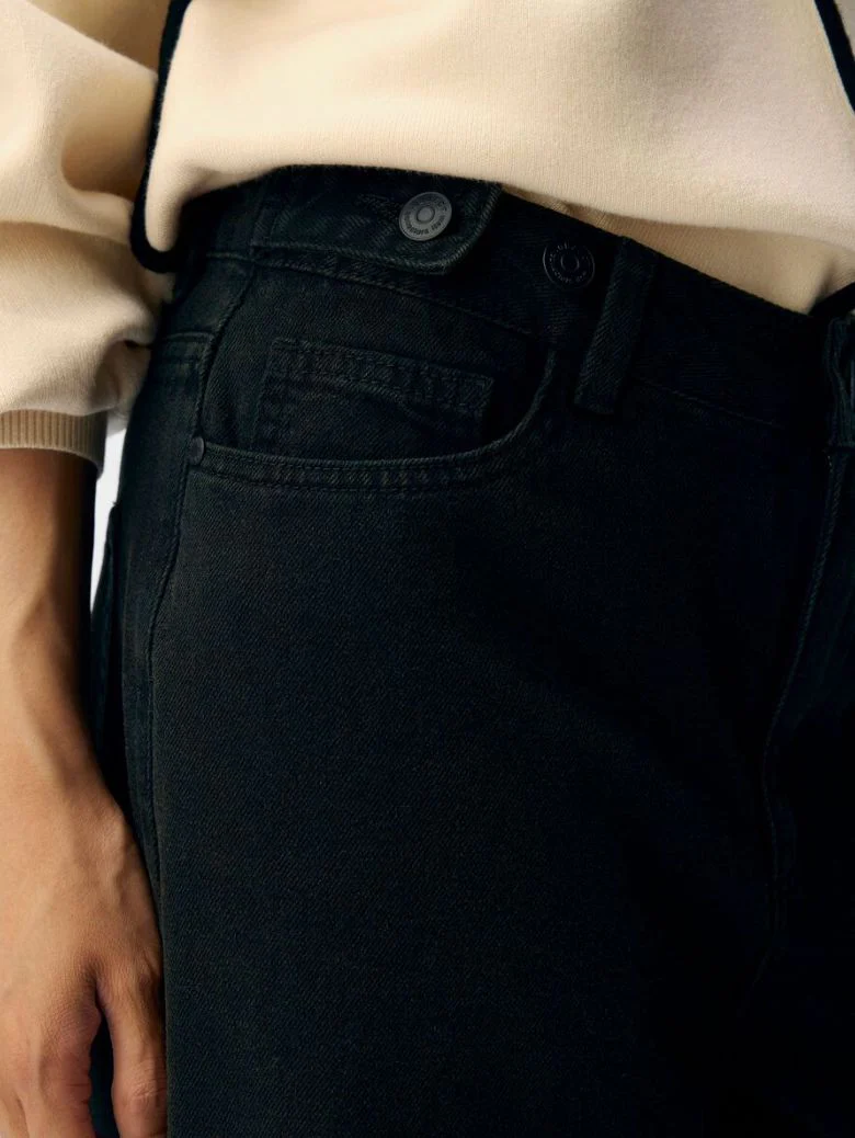 Jean Wide noir Kamata – Image 3