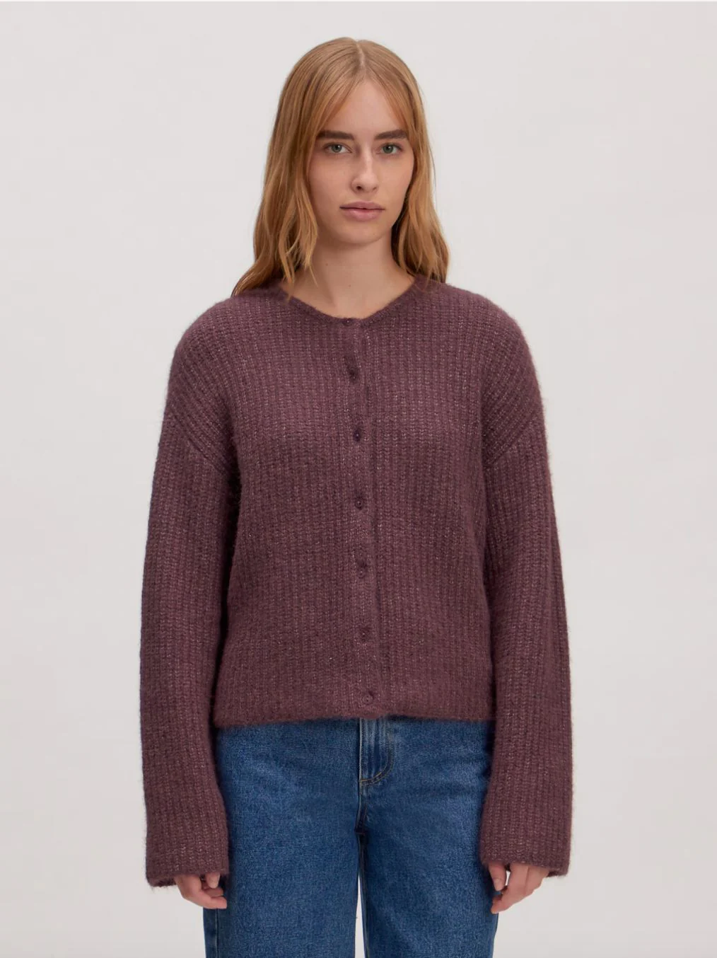 Cardigan bordeaux Iliana