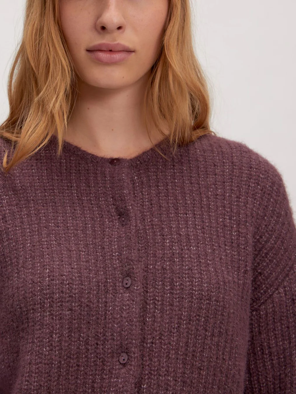 Cardigan bordeaux Iliana – Image 2