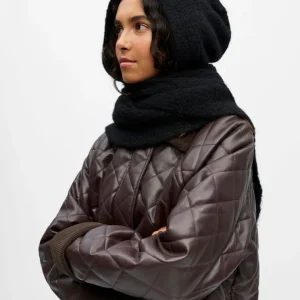 Cagoule écharpe noir
