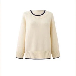 Pull crème ligne navy Snowball