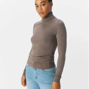 Col roulé taupe Thess