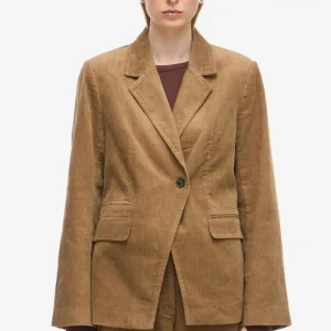 Blazer velours camel Siama