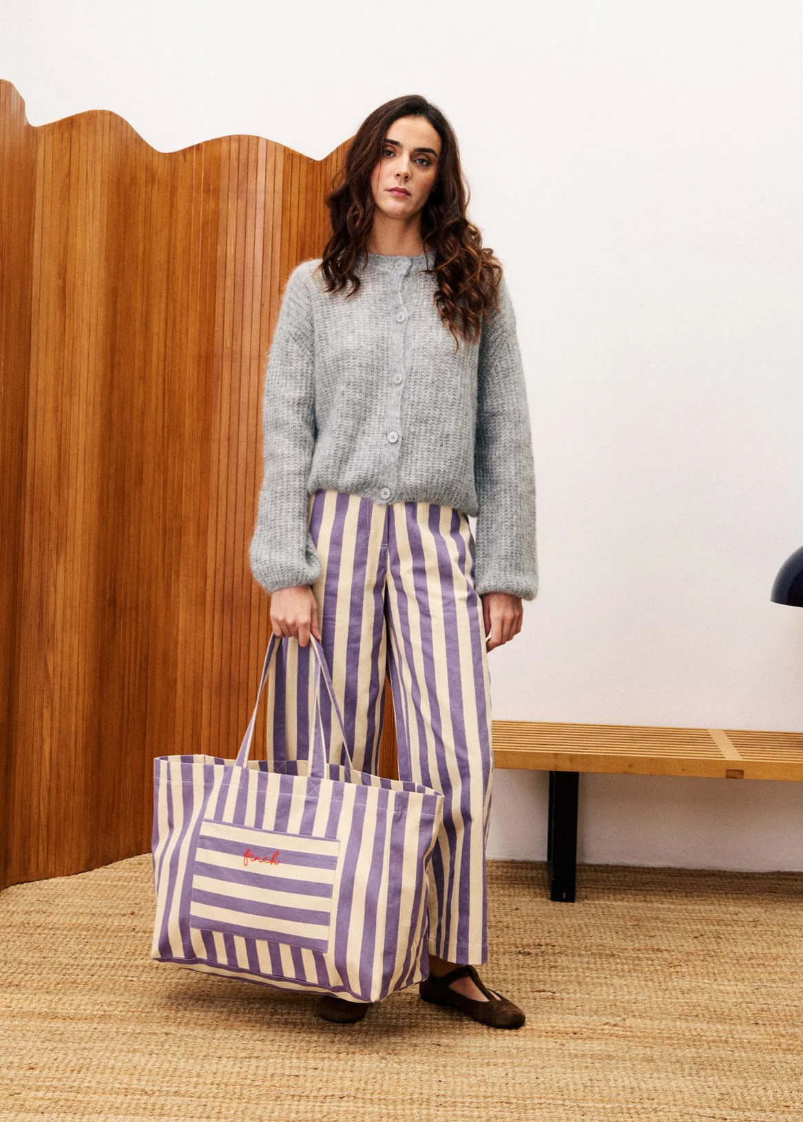 Cardigan gris Sencha