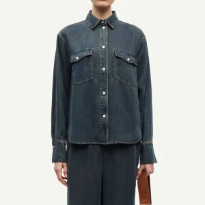 Chemise en jean boutonné Sabex