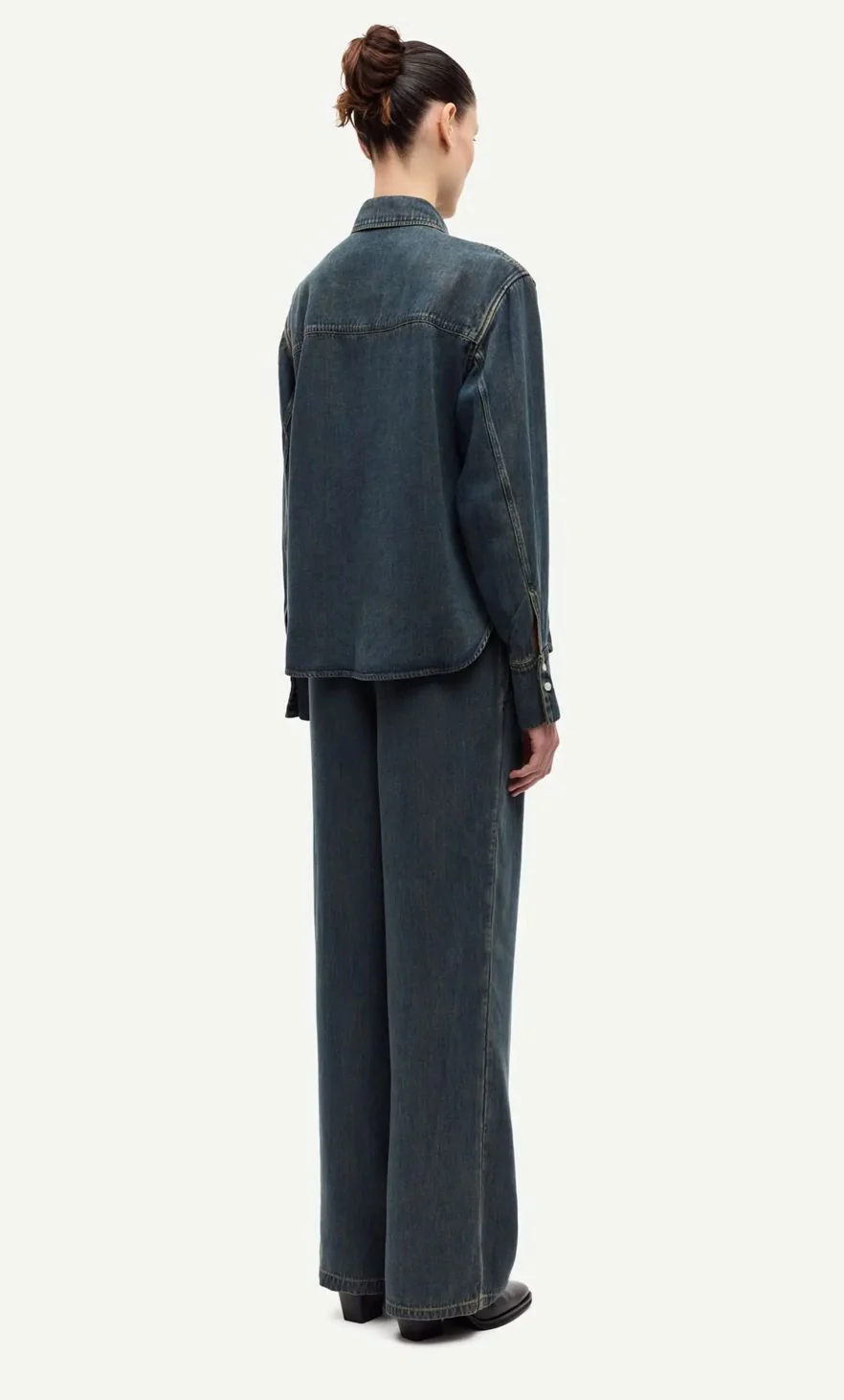 Chemise en jean boutonné Sabex – Image 2