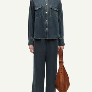 Pantalon fluide en jean Satopiarya