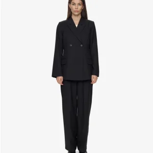 Blazer croisé noir cintré Gracie