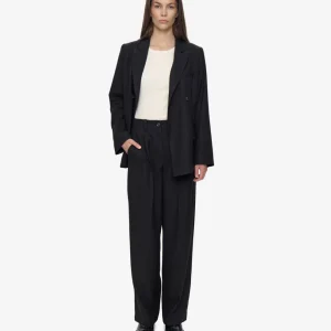 Pantalon à pinces fluide noir Chloé