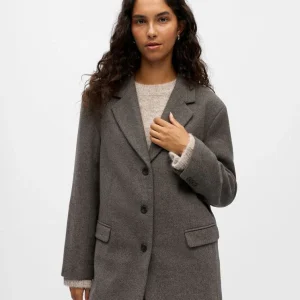 Blazer laine taupe chiné Hannah