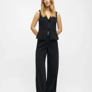 Jean noir à double couture Moji