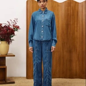 Chemise fluide denim Mélisse