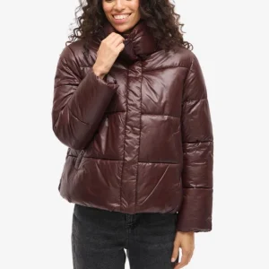 Doudoune courte bordeaux Lidda