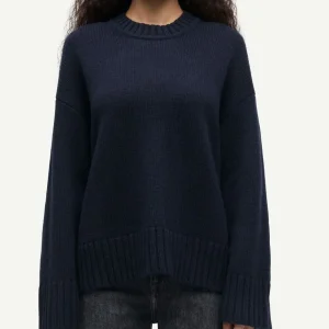 Pull laine bleu marine Salute