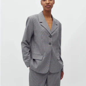 Blazer à carreaux gris vert Tinsley