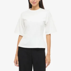 T shirt écrue cintré Enda