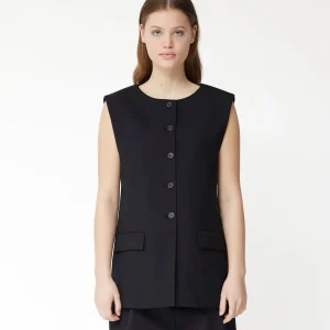 Oversized Button Up Vest