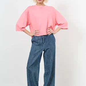 pantalon coupe droite ferme bouton