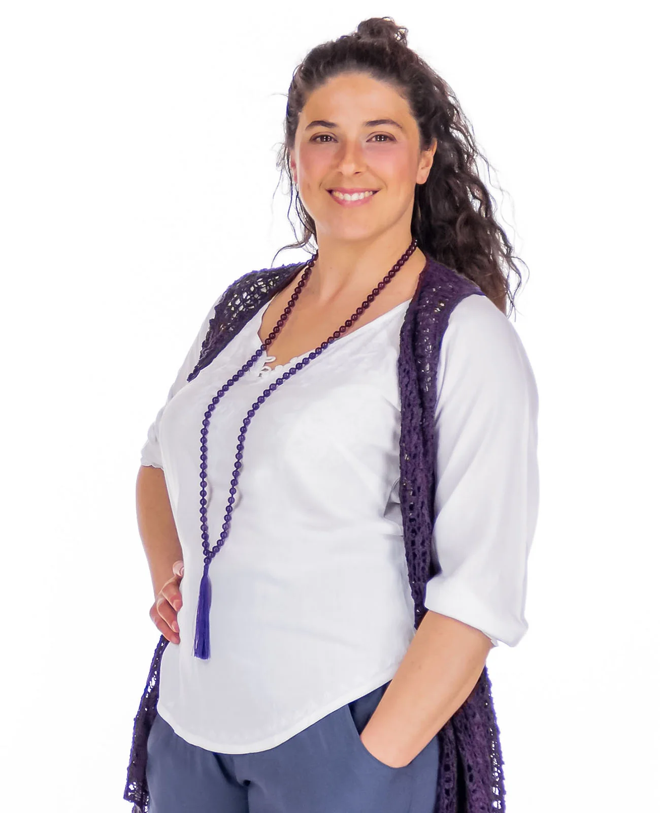 Blouse brodée à manche 3/4 – Image 4