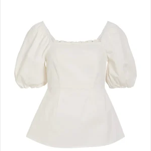 Blouse blanche manches ballons Donna